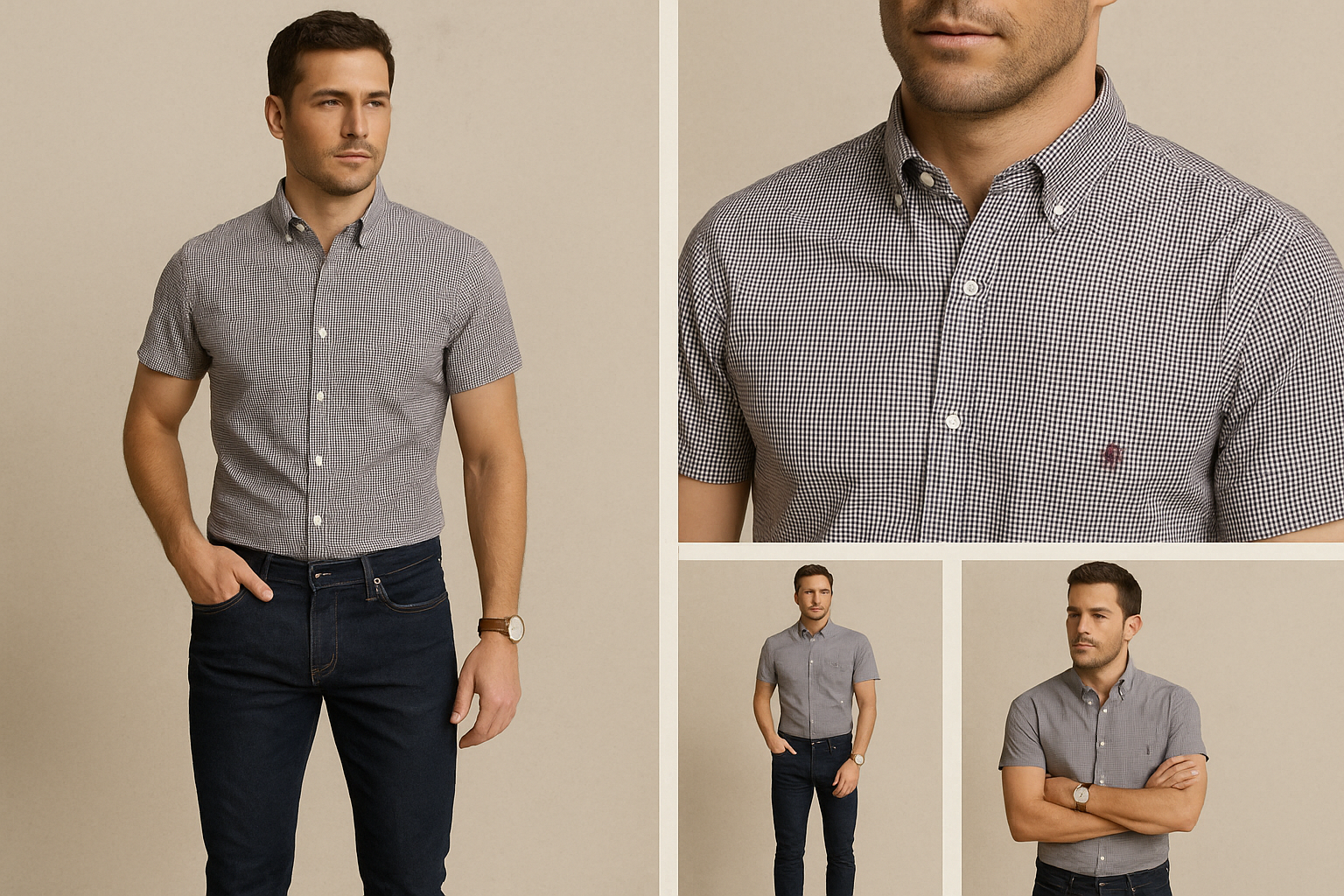 Collage look smart casual