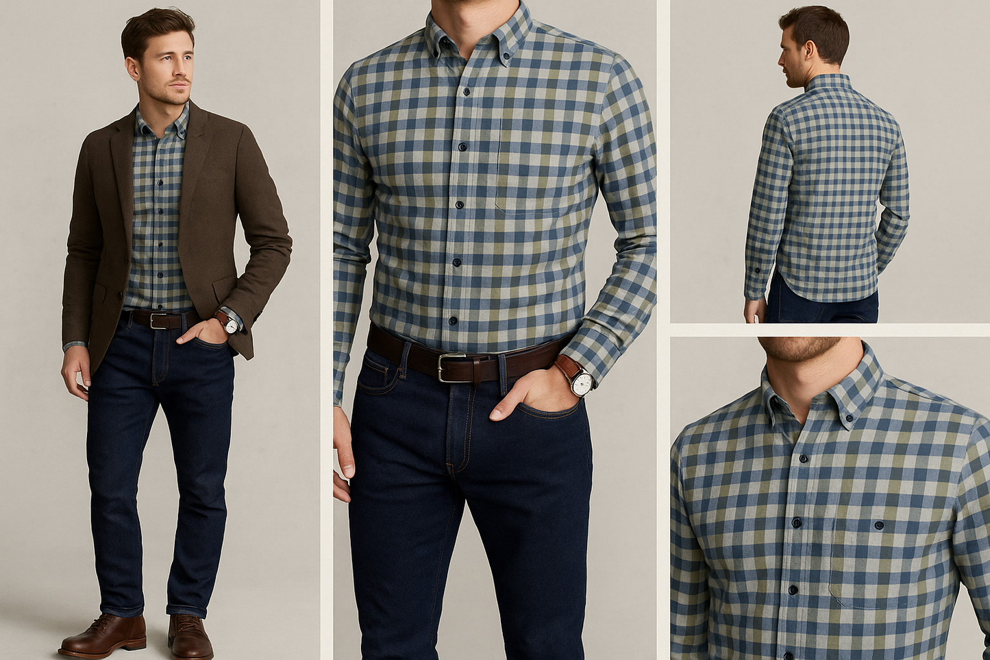 Collage look smart casual