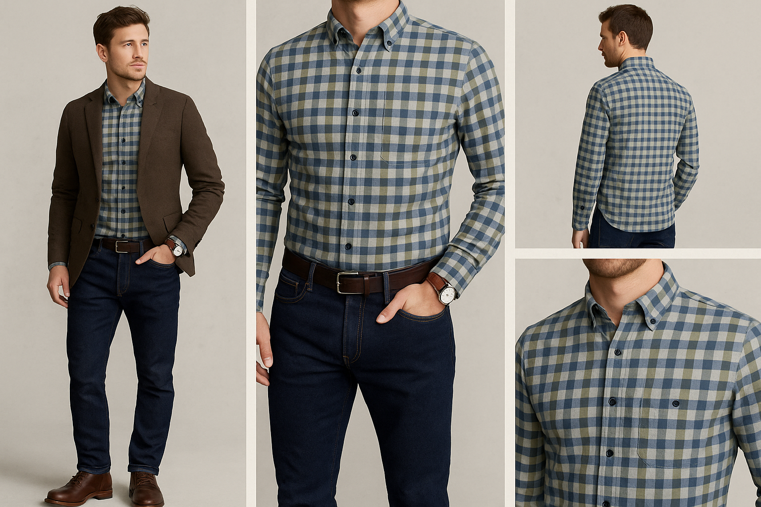 Collage look smart casual