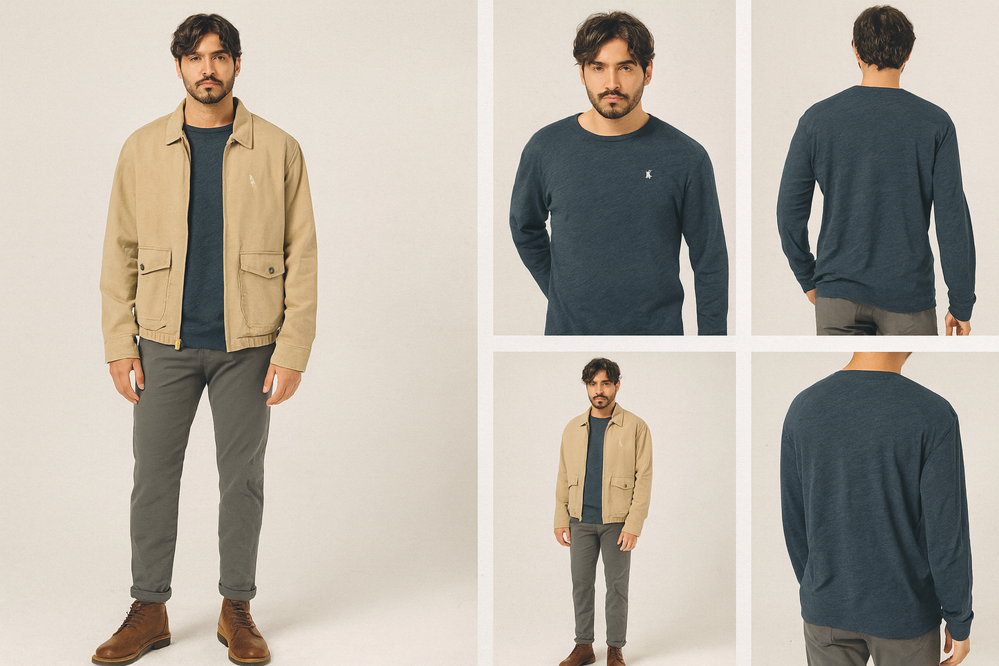 Collage look smart casual