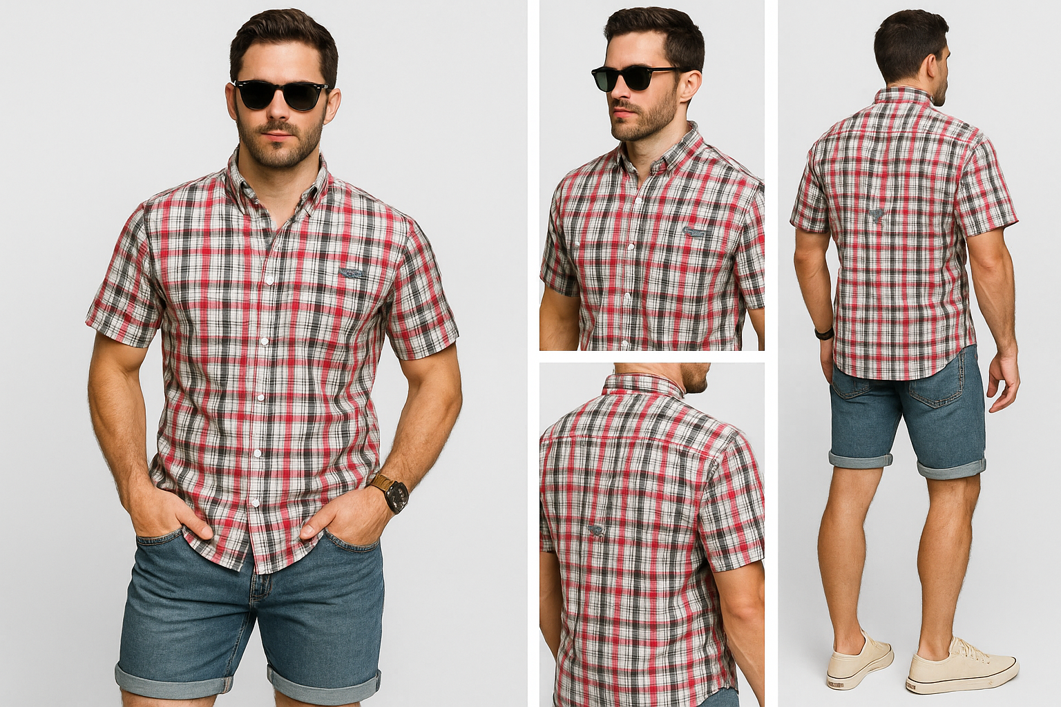 Collage look summer casual