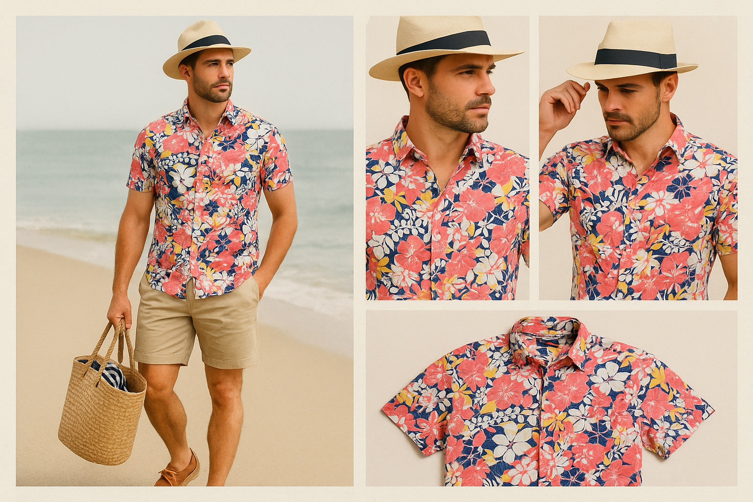 Collage look vacation resort