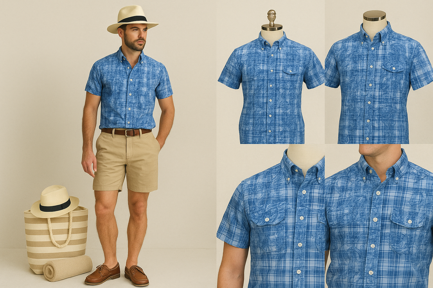 Collage look vacation resort