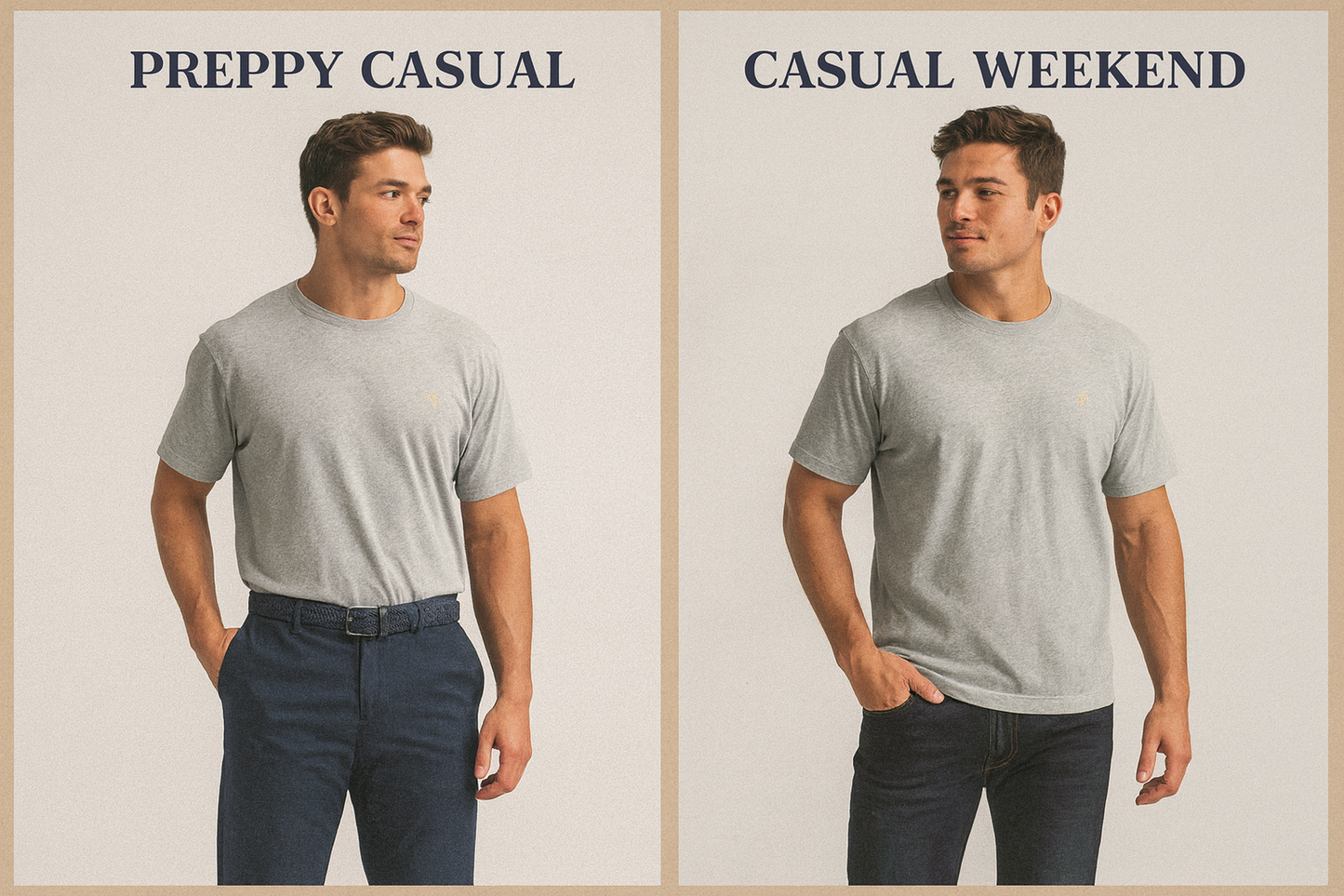 Collage looks preppy Brooks Brothers