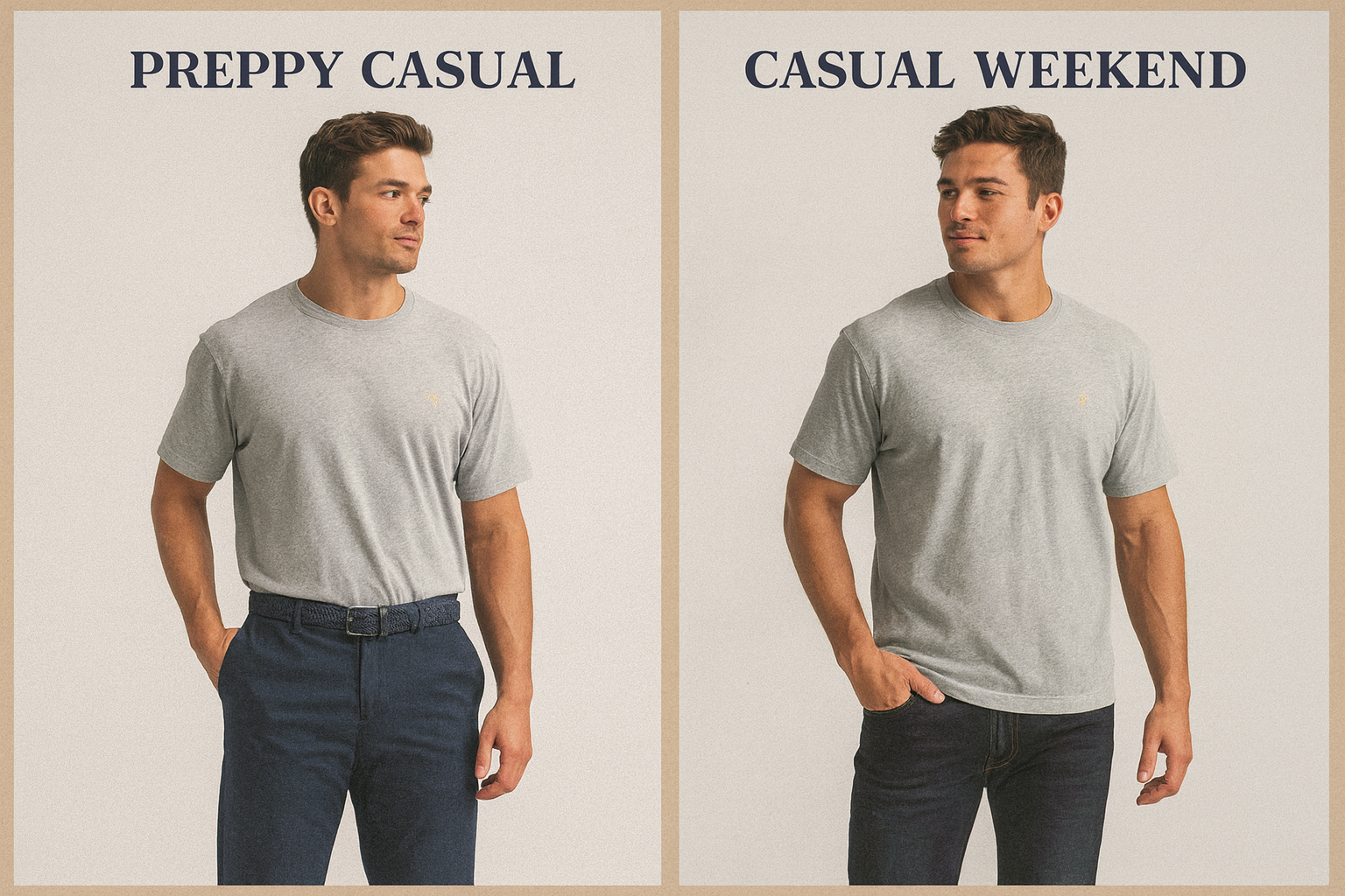 Collage looks preppy Brooks Brothers