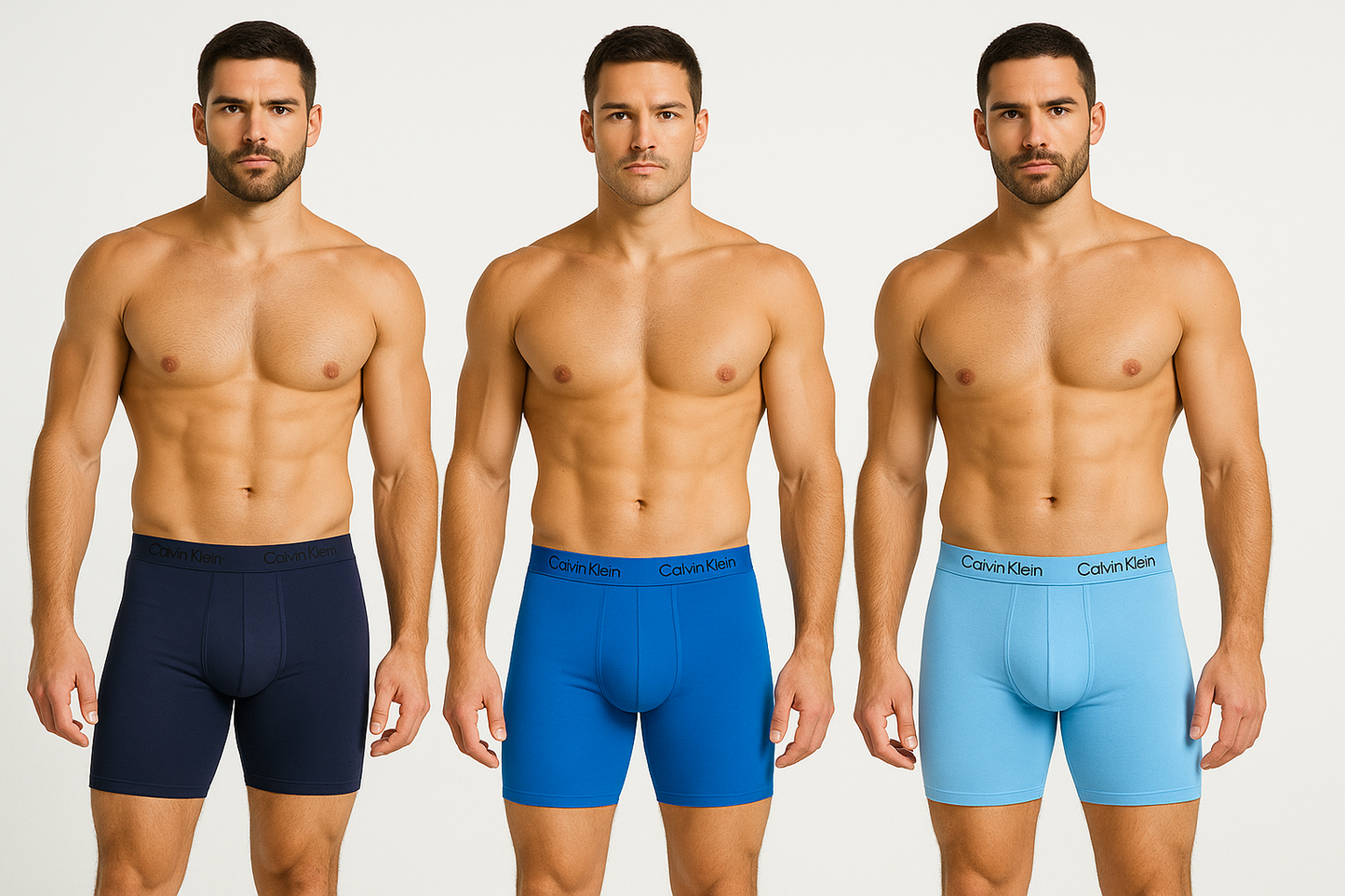 Collage modelos en fila horizontal