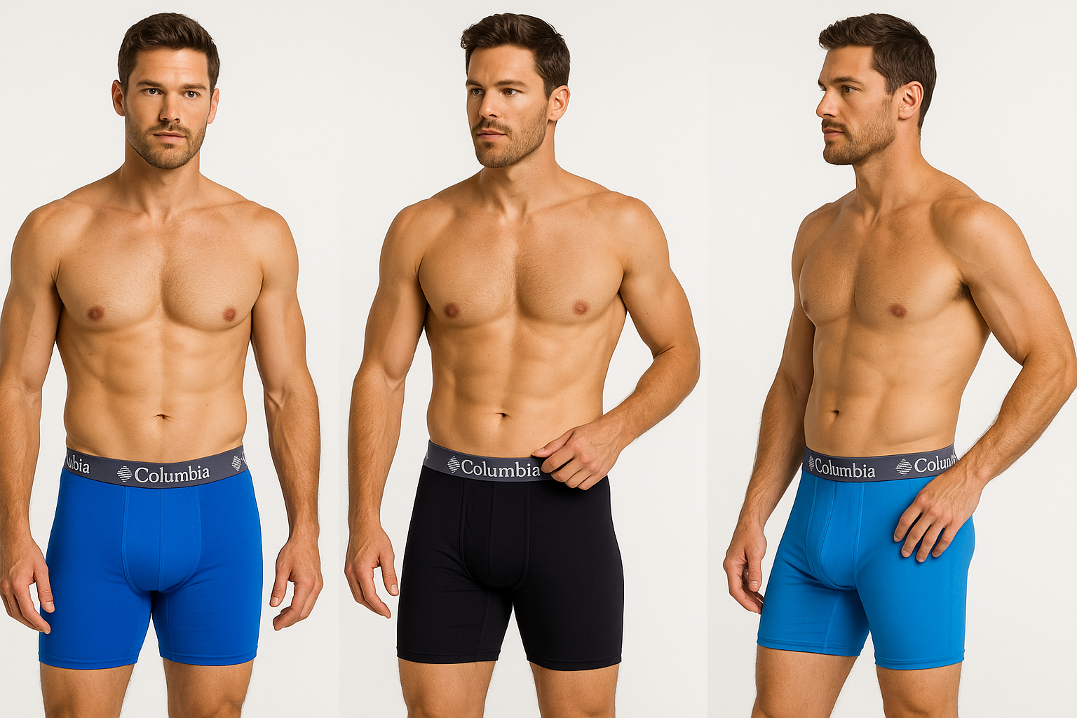 Collage modelos en poses variadas