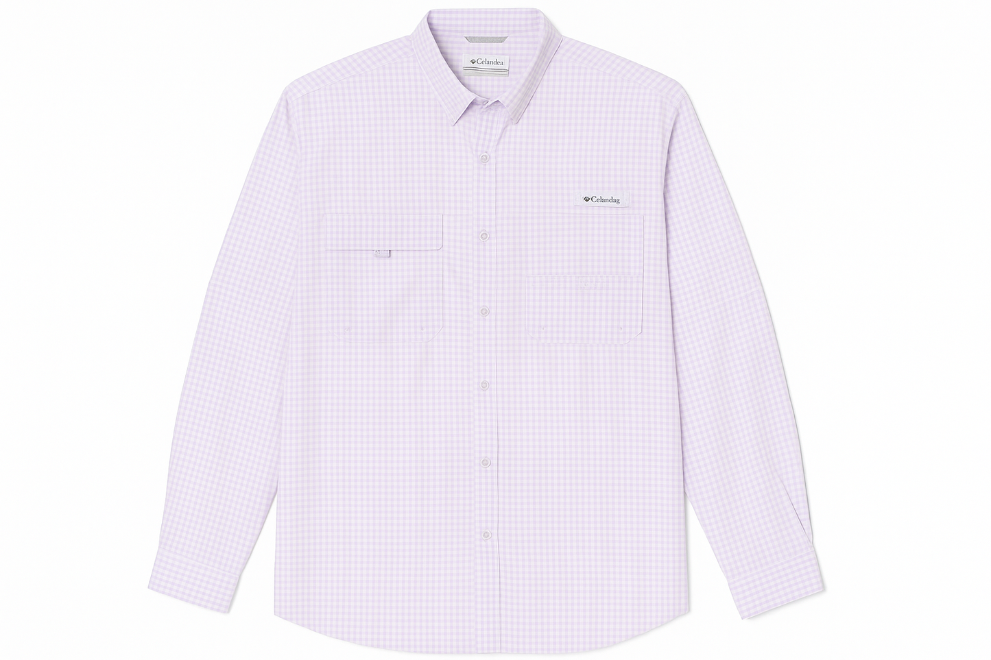 Columbia Tamiami manga larga - Vista plana