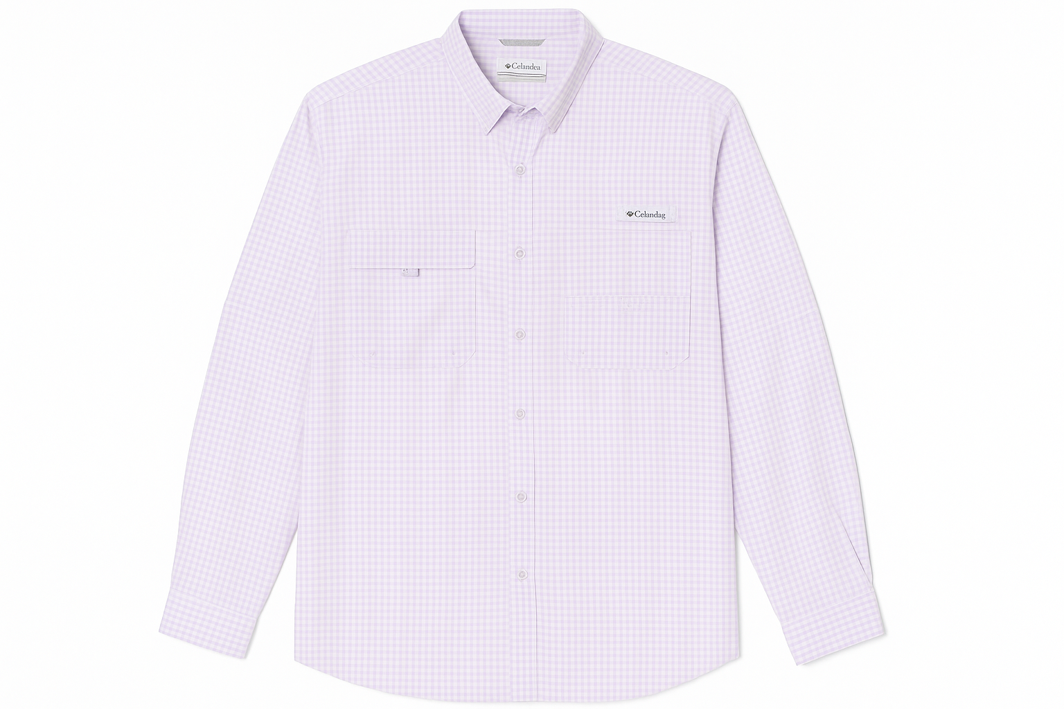 Columbia Tamiami manga larga - Vista plana