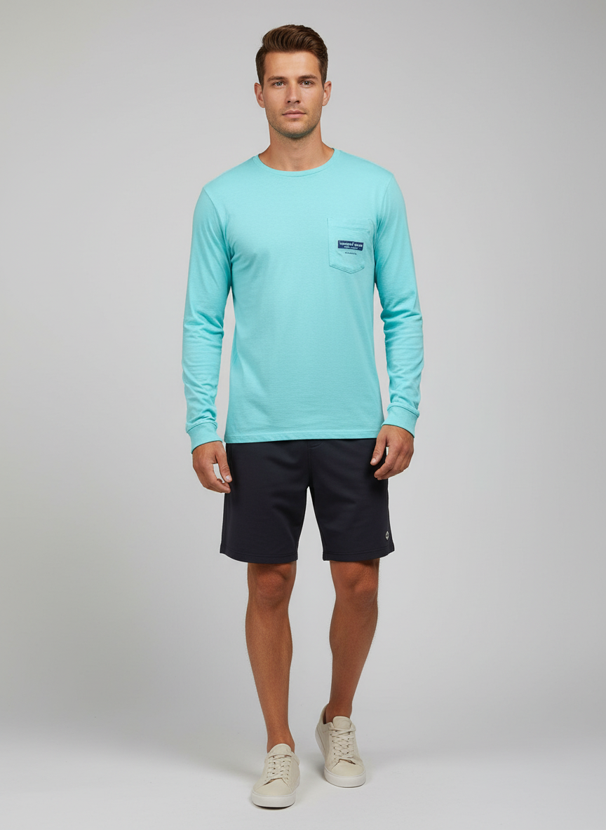 Complete model wearing the shirt