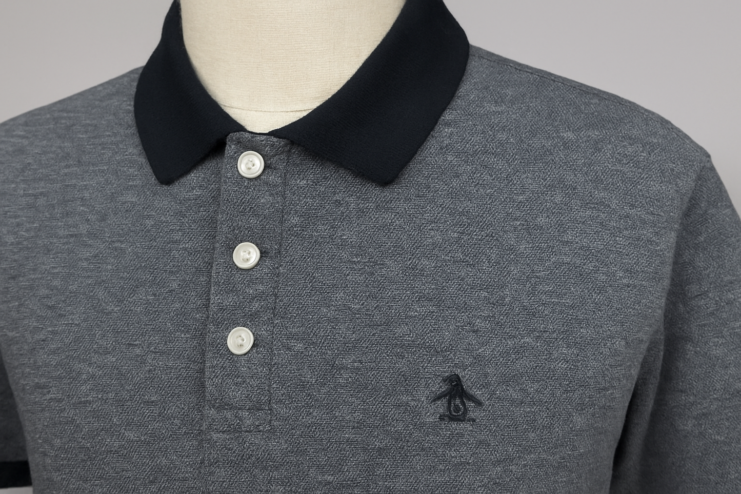 Detail shot of collar and trim