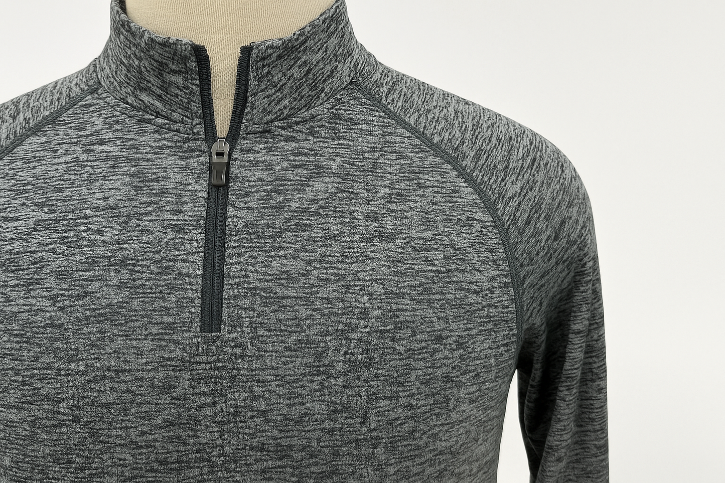 Detalle close-up del patrón heathered