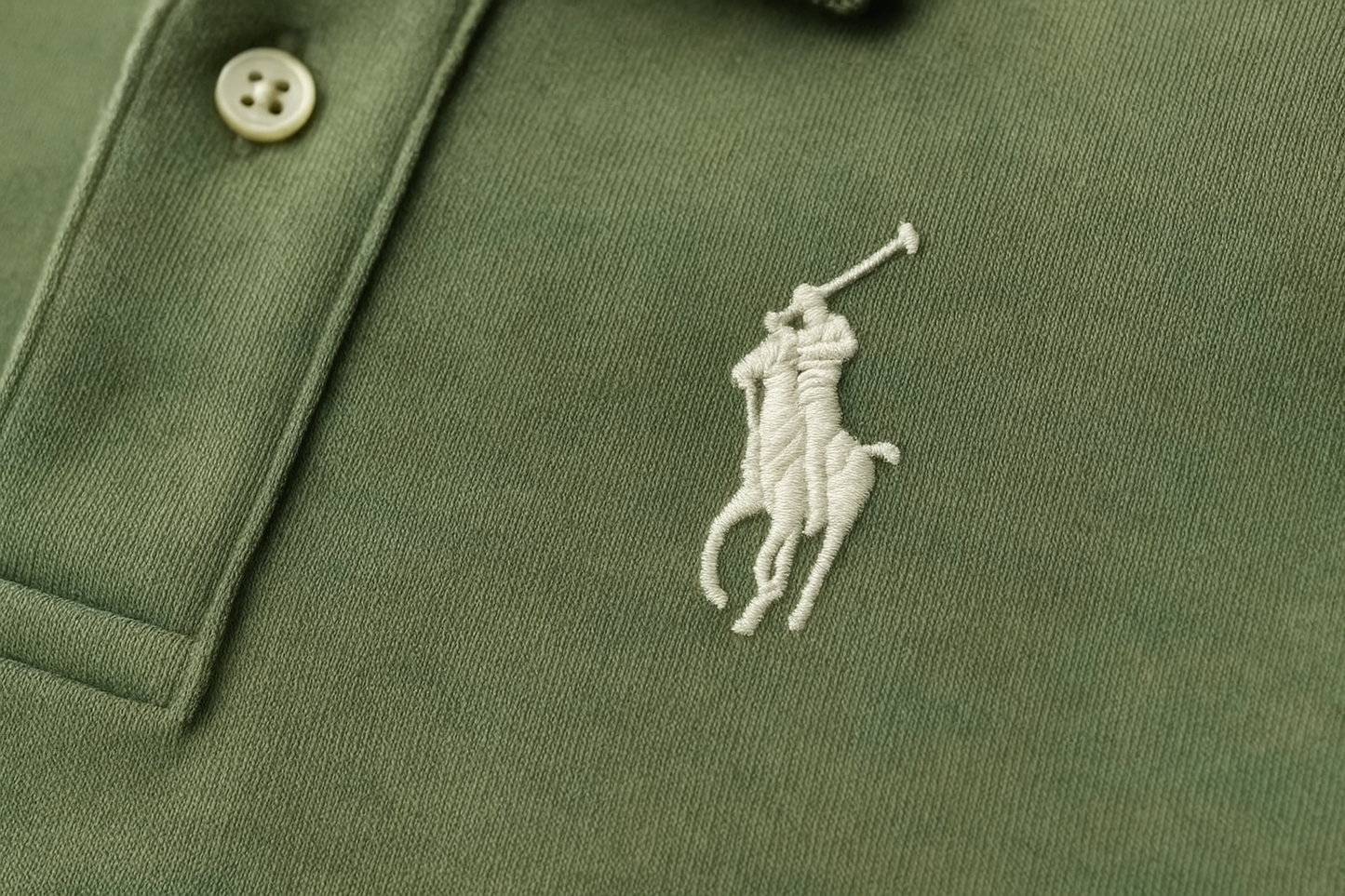 Detalle del logo con profundidad de color