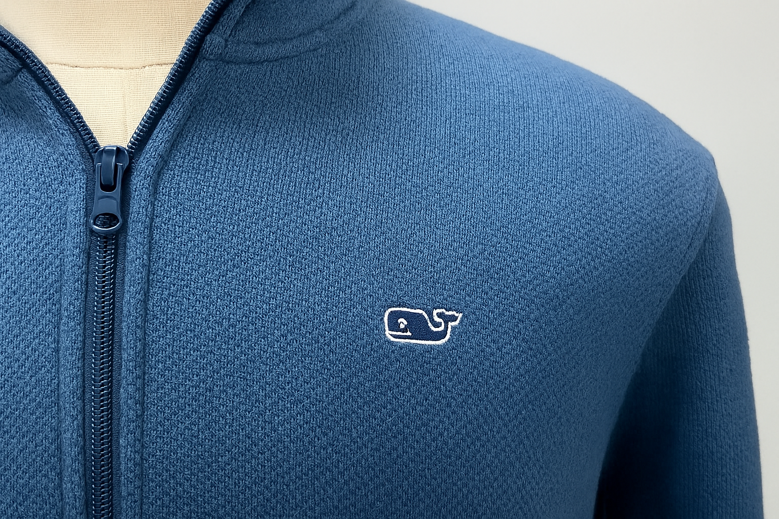 Detalle del logo y textura