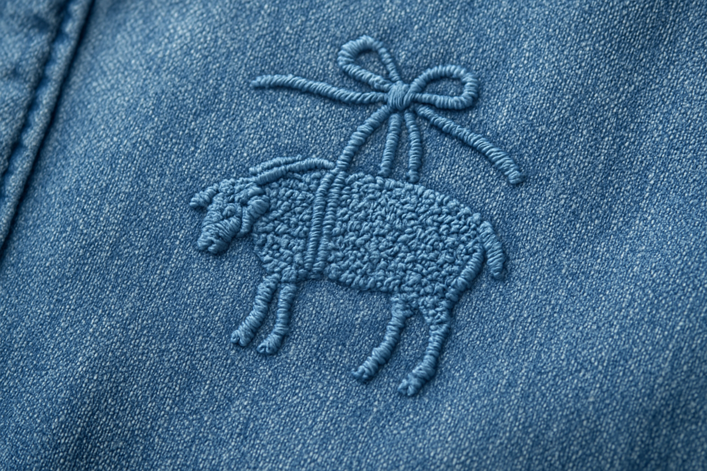 Detalle logo oveja Brooks Brothers