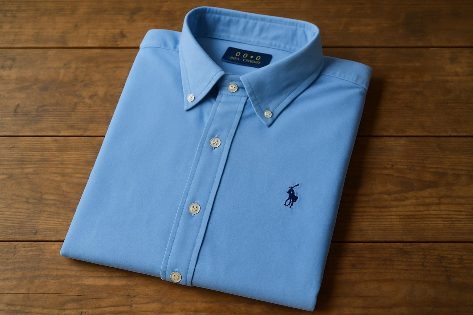 Doblada sobre madera