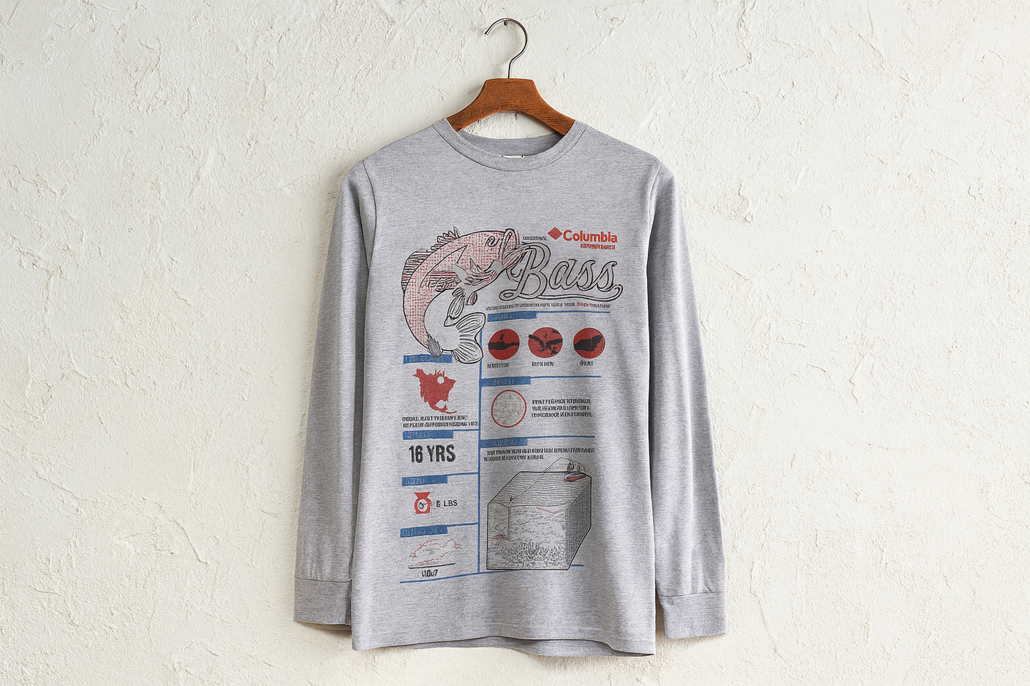 Estilo thrift store Columbia pesca nueva