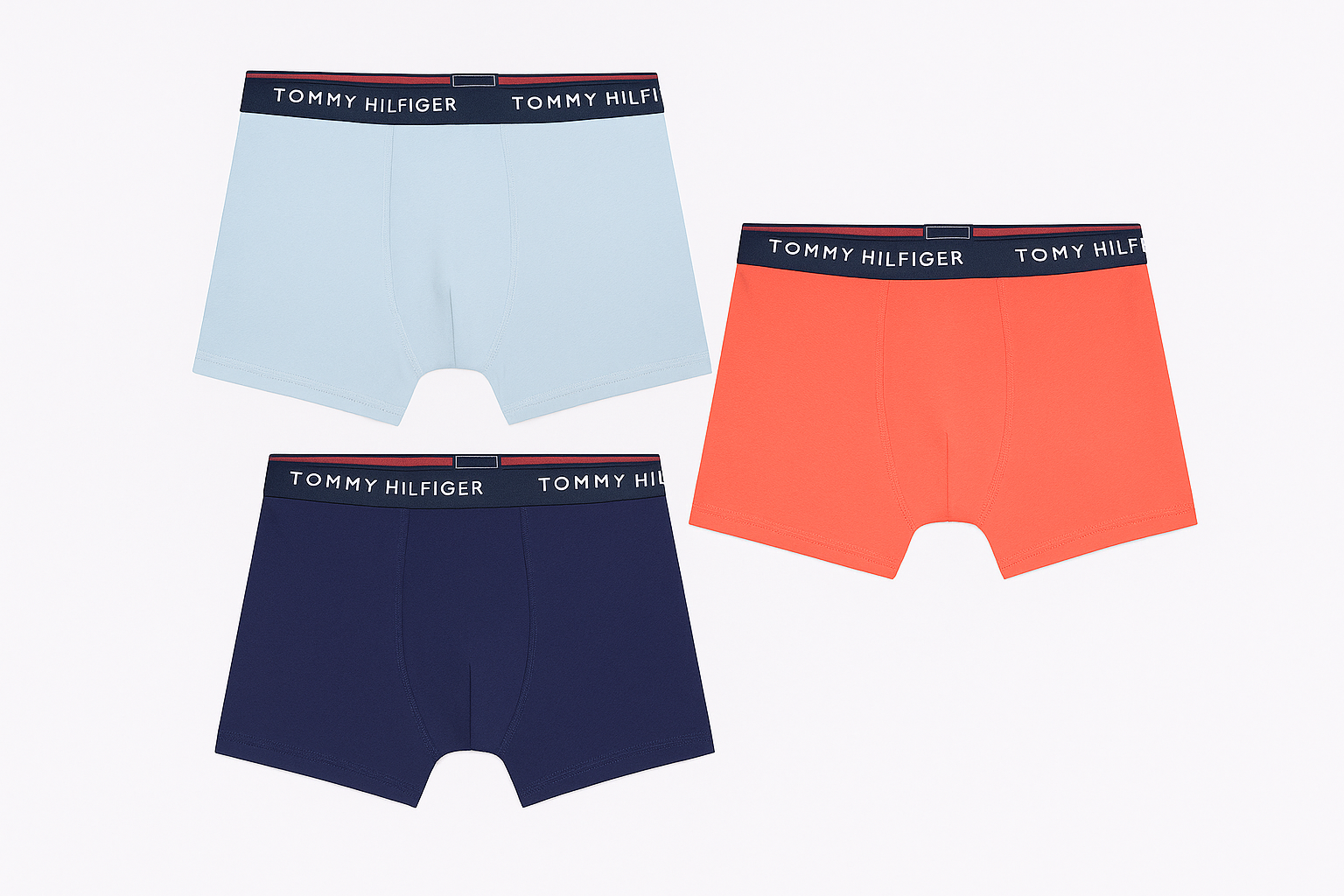 Flat lay en patrón triangular