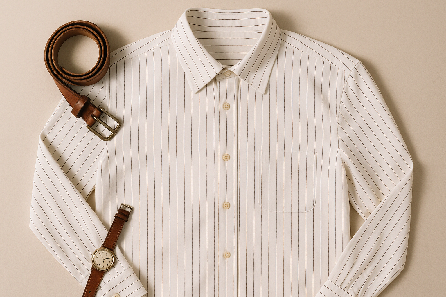 Flat lay minimalista