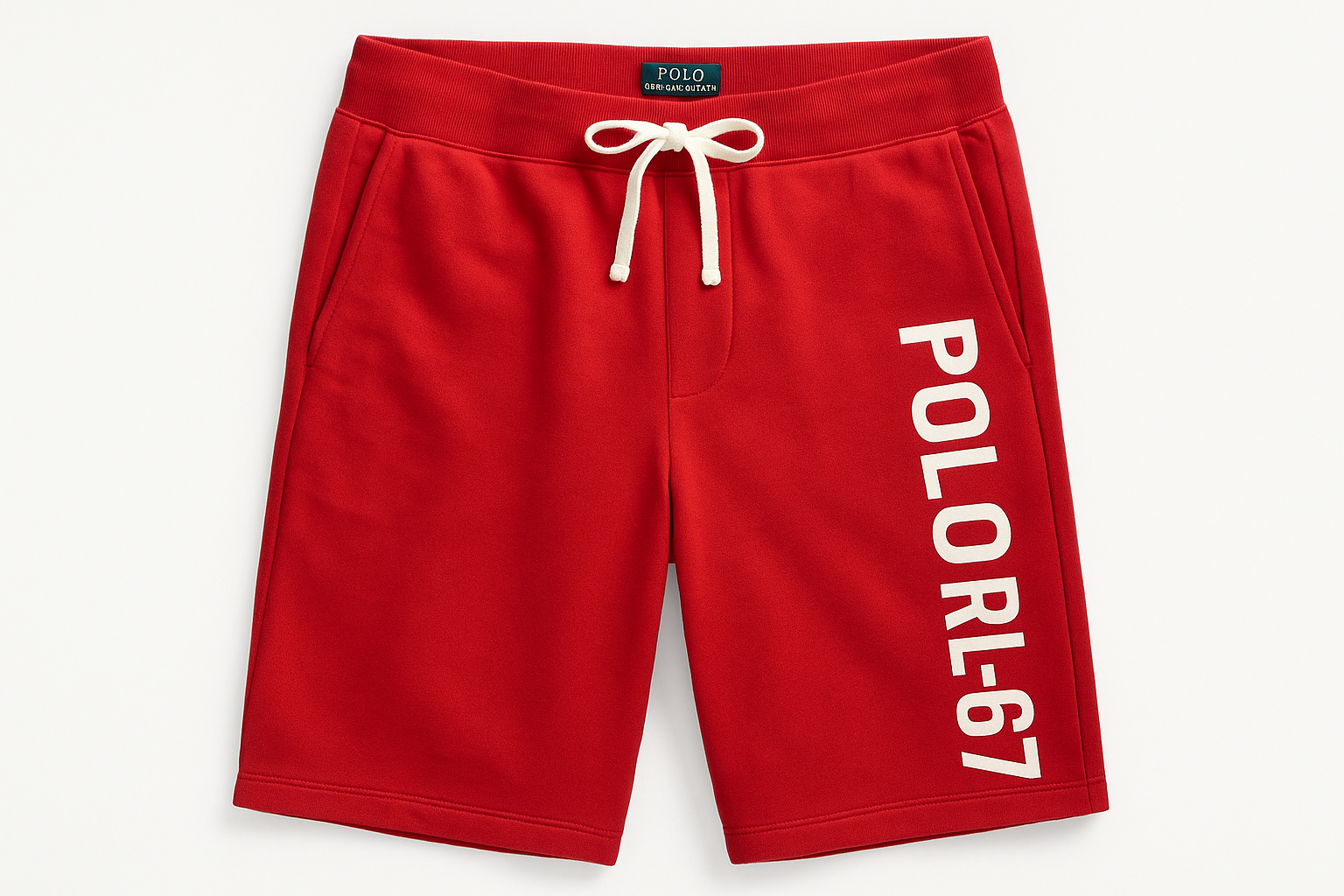 Flat lay short lounge Ralph Lauren rojo