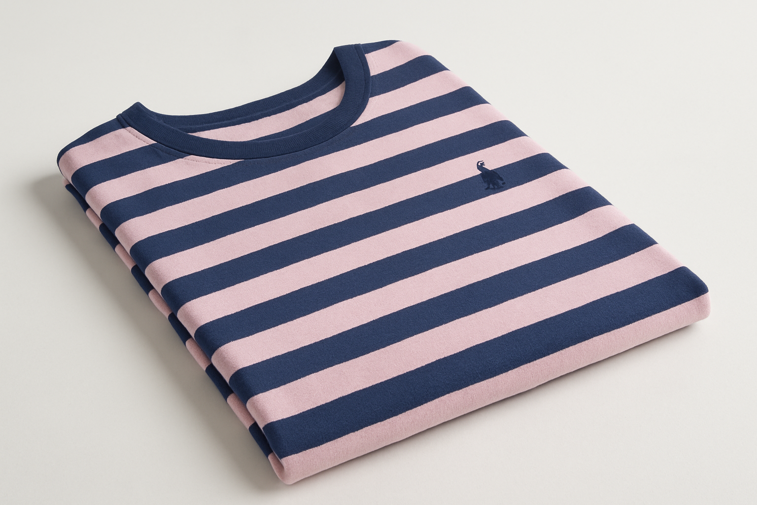 Folded three-quarter view