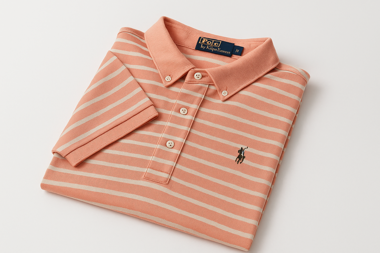 Folded three-quarter view