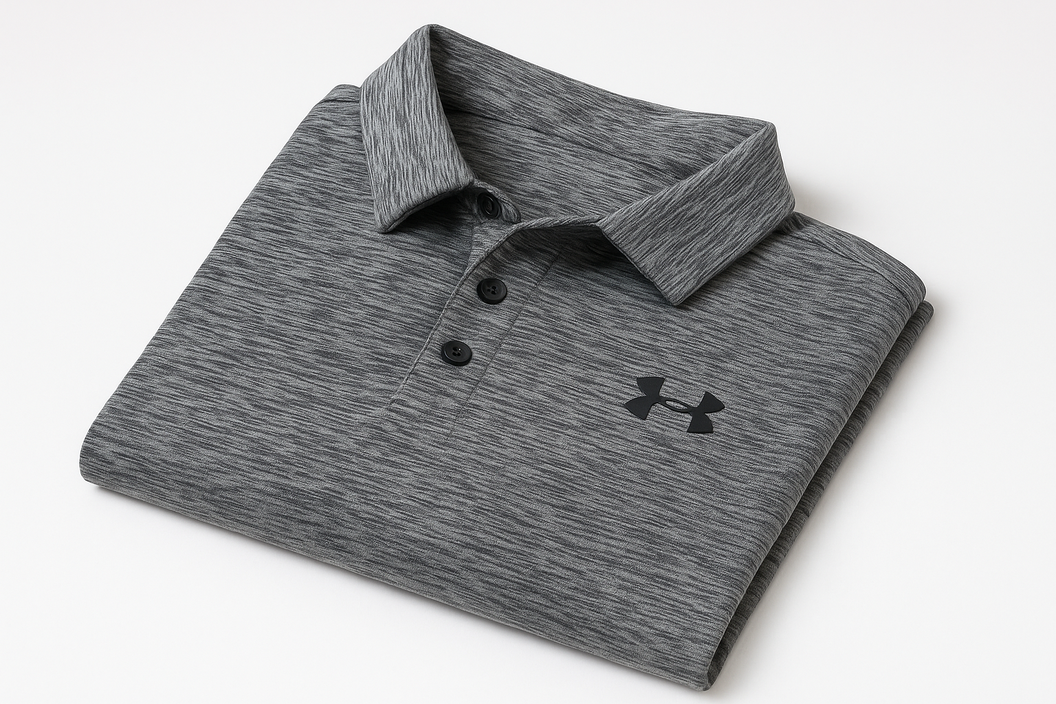 Folded three-quarter view