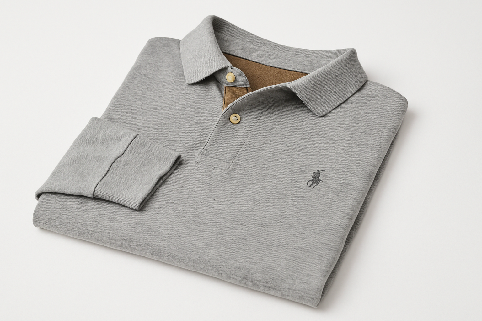 Folded three-quarter view