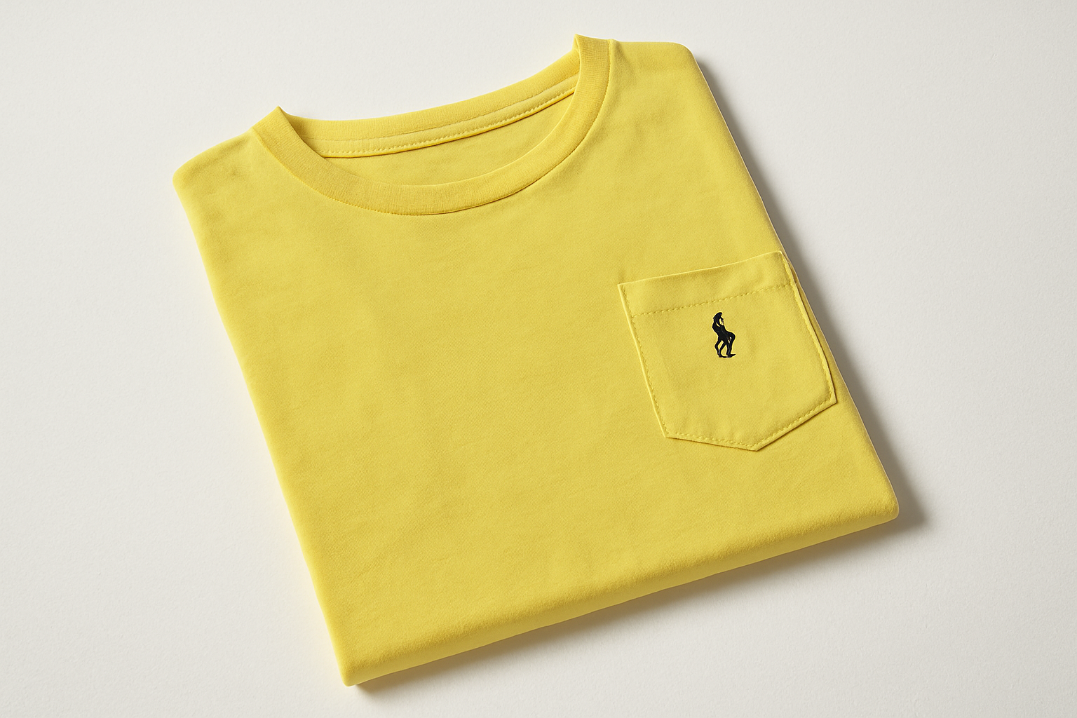 Folded three-quarter view