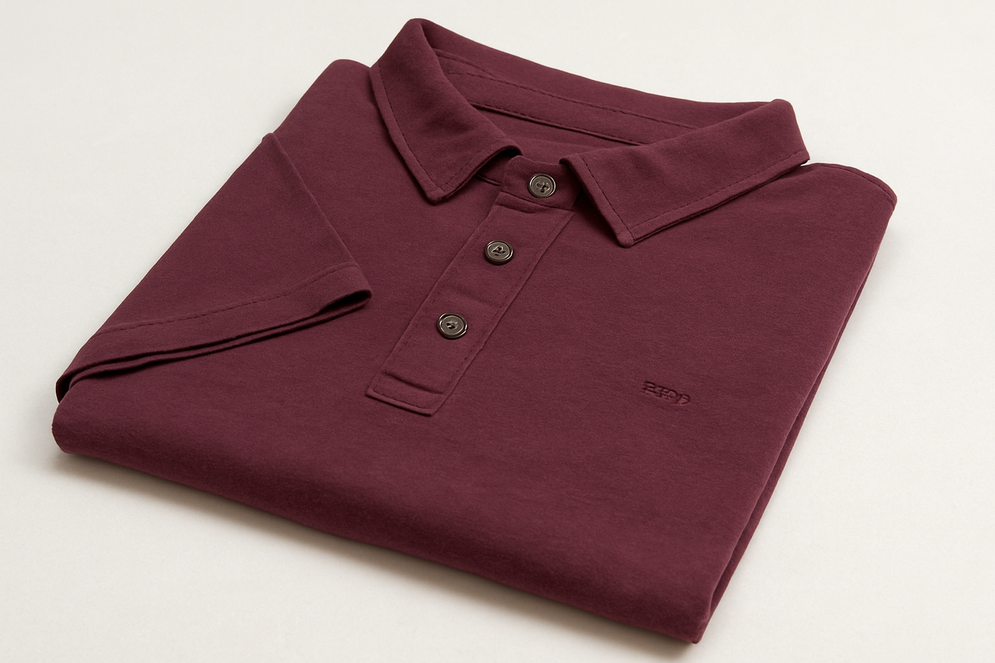 Folded three-quarter view