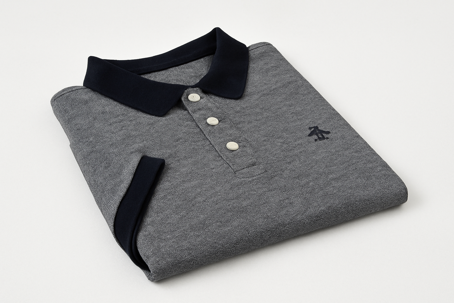 Folded three-quarter view