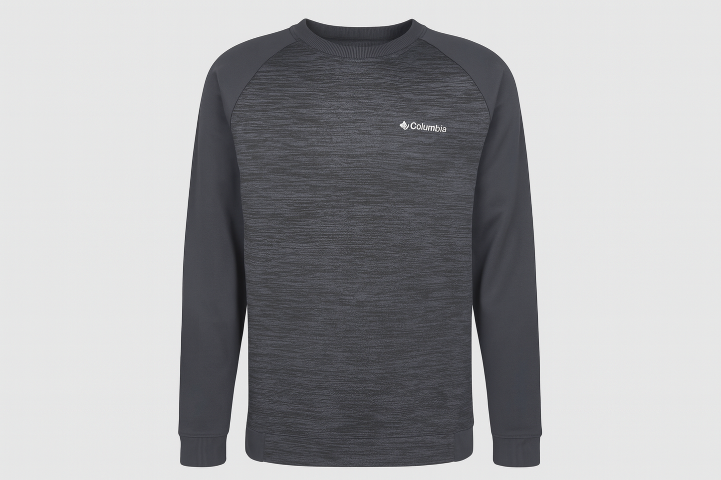 Ghost mannequin frontal Columbia degradado