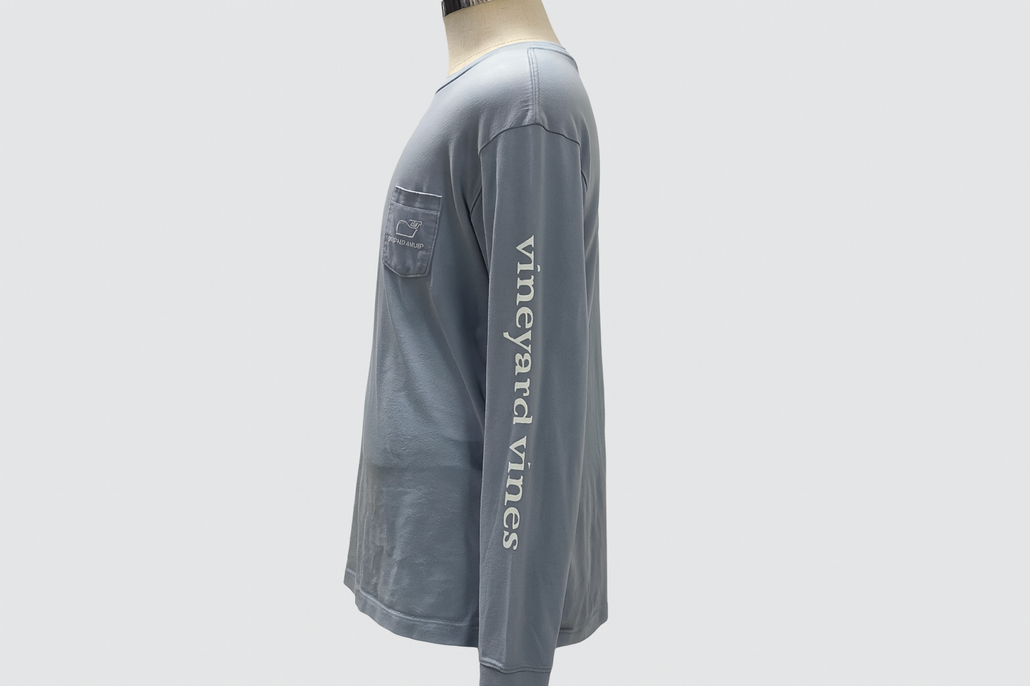 Ghost mannequin lateral gris