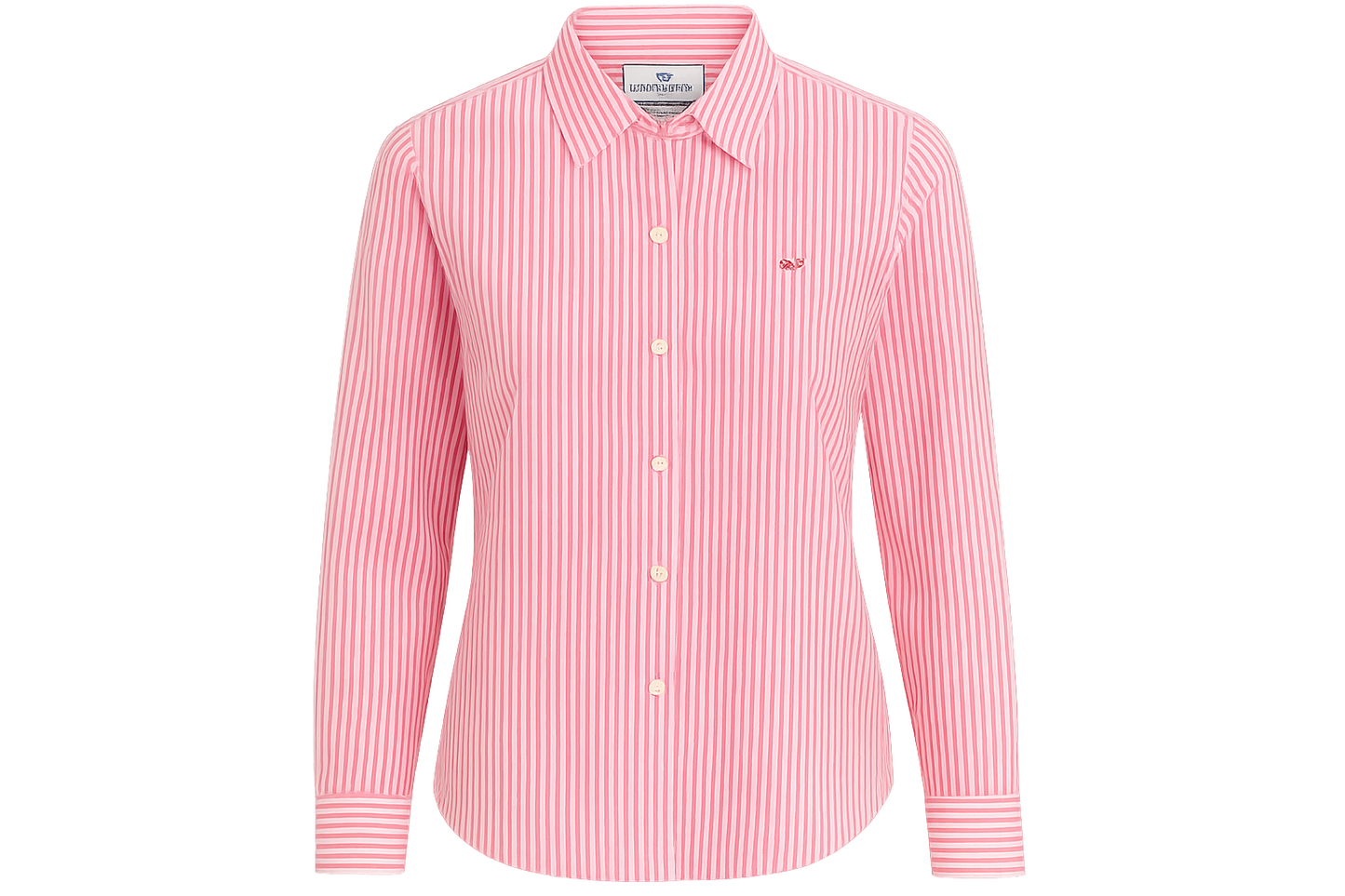 Ghost mannequin striped shirt