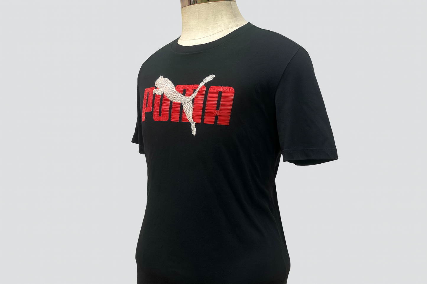 Ghost mannequin - Vista tres cuartos