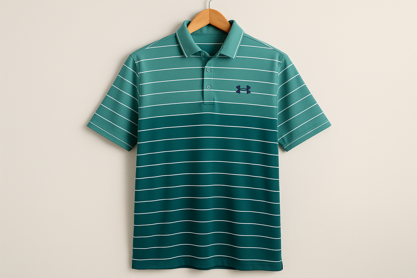 Hanging on hanger - gradiente de verde