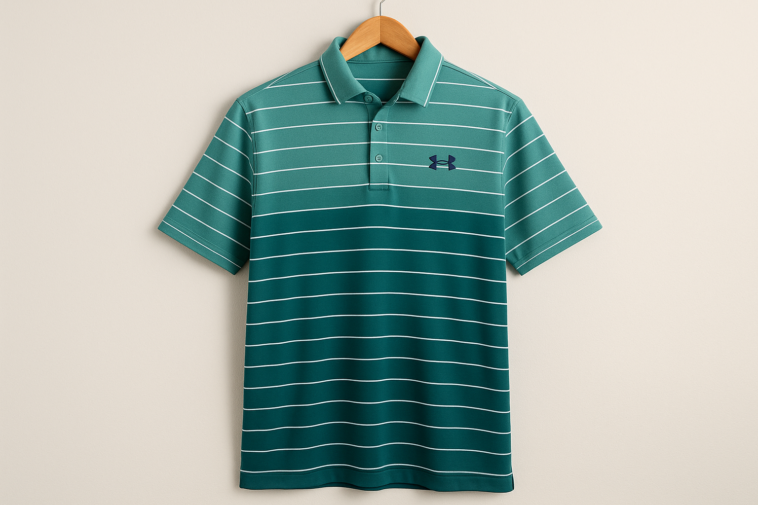 Hanging on hanger - gradiente de verde