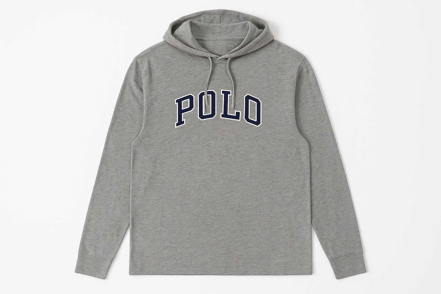 Hoodie Polo Ralph Lauren gris - Vista frontal plana