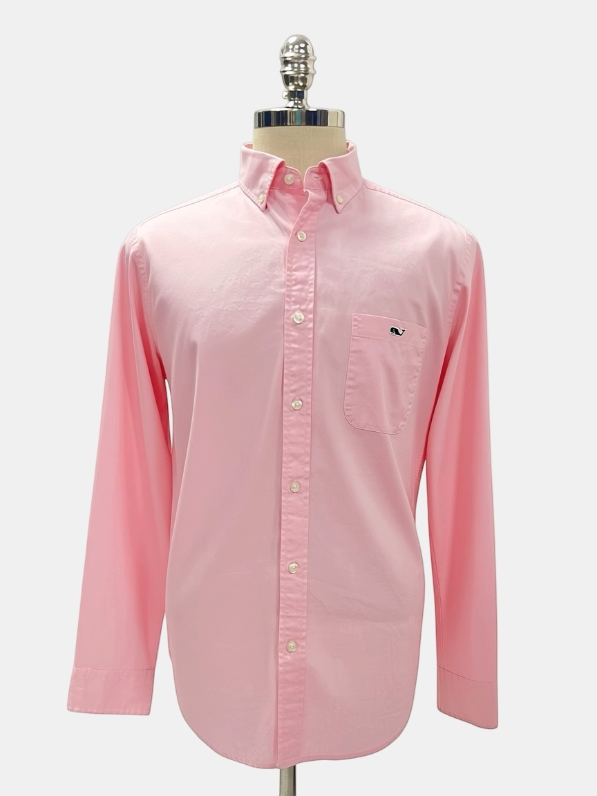 Camisa de botones Vineyard Vines 🐳 Color Rosado Talla M Entalle Clásico