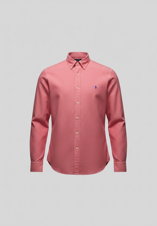 Camisa de botones Polo Ralph Lauren 🏇🏼 en color rosado magenta Talla XL Entalle Regular