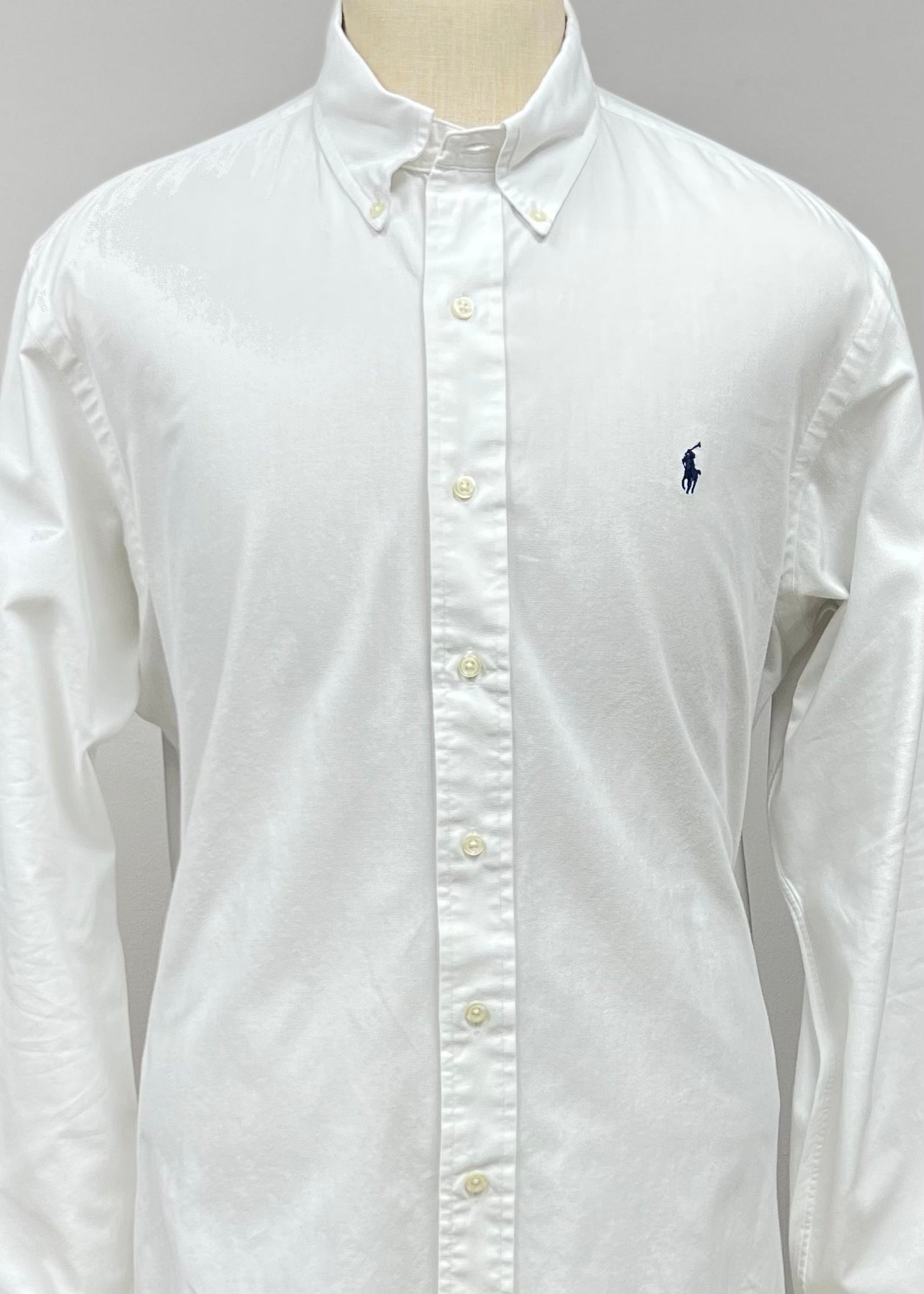 Camisa de botones Polo Ralph Lauren 🏇🏼  en color blanco Talla XL Entalle Regular