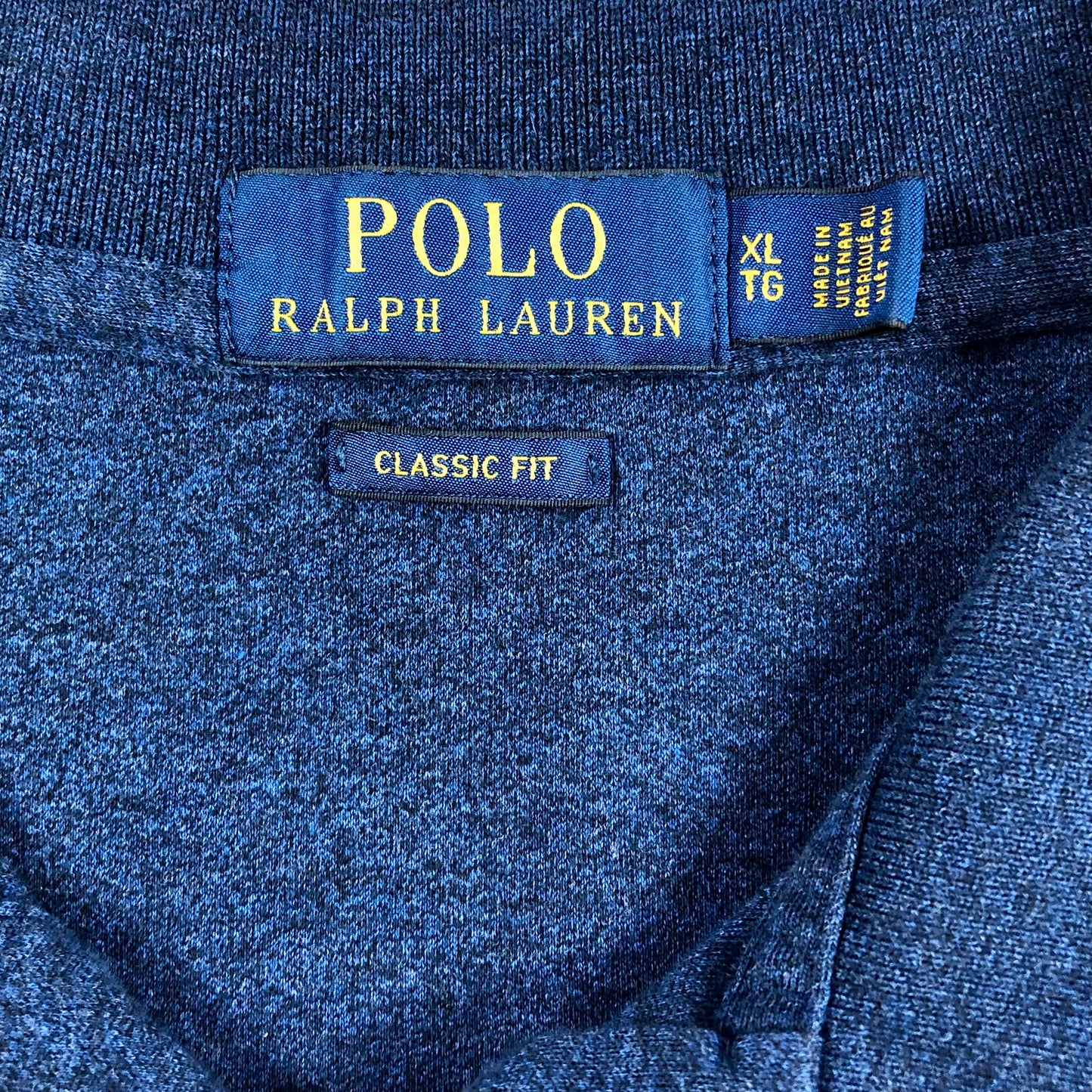 Camiseta Polo Ralph Lauren 🏇🏼color azul oscuro Talla XL Entalle Clásico