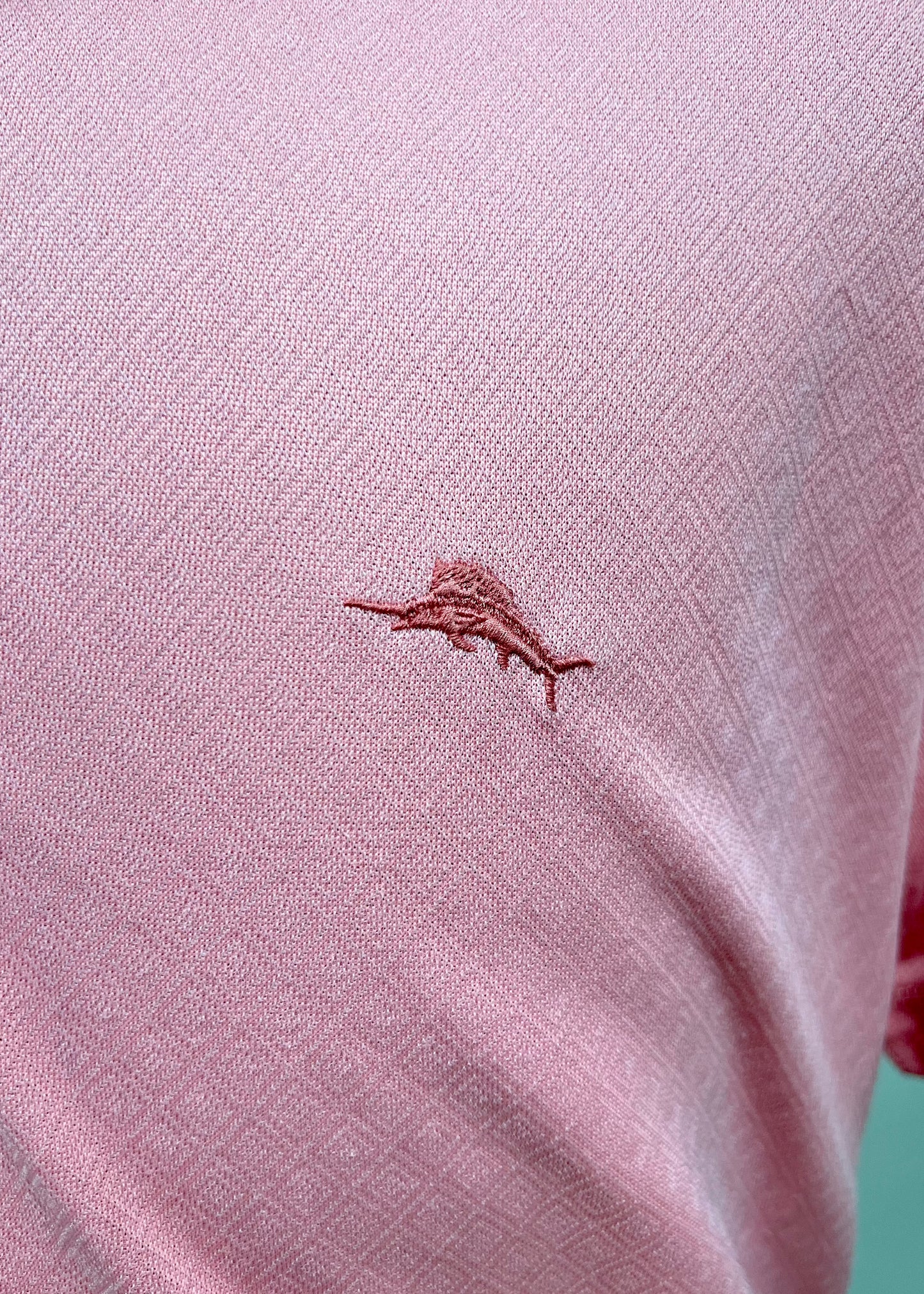 Camiseta Polo Tommy Bahama 🐬 color rosado Talla L Entalle Regular