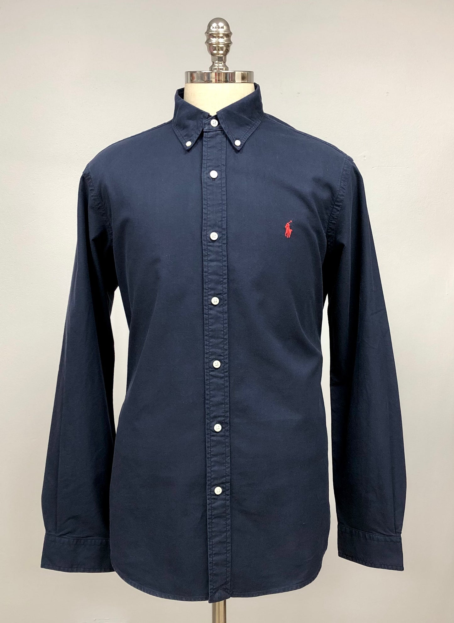 Camisa de botones Polo Ralph Lauren 🏇🏼 en color azul navy Talla XXL Entalle Regular