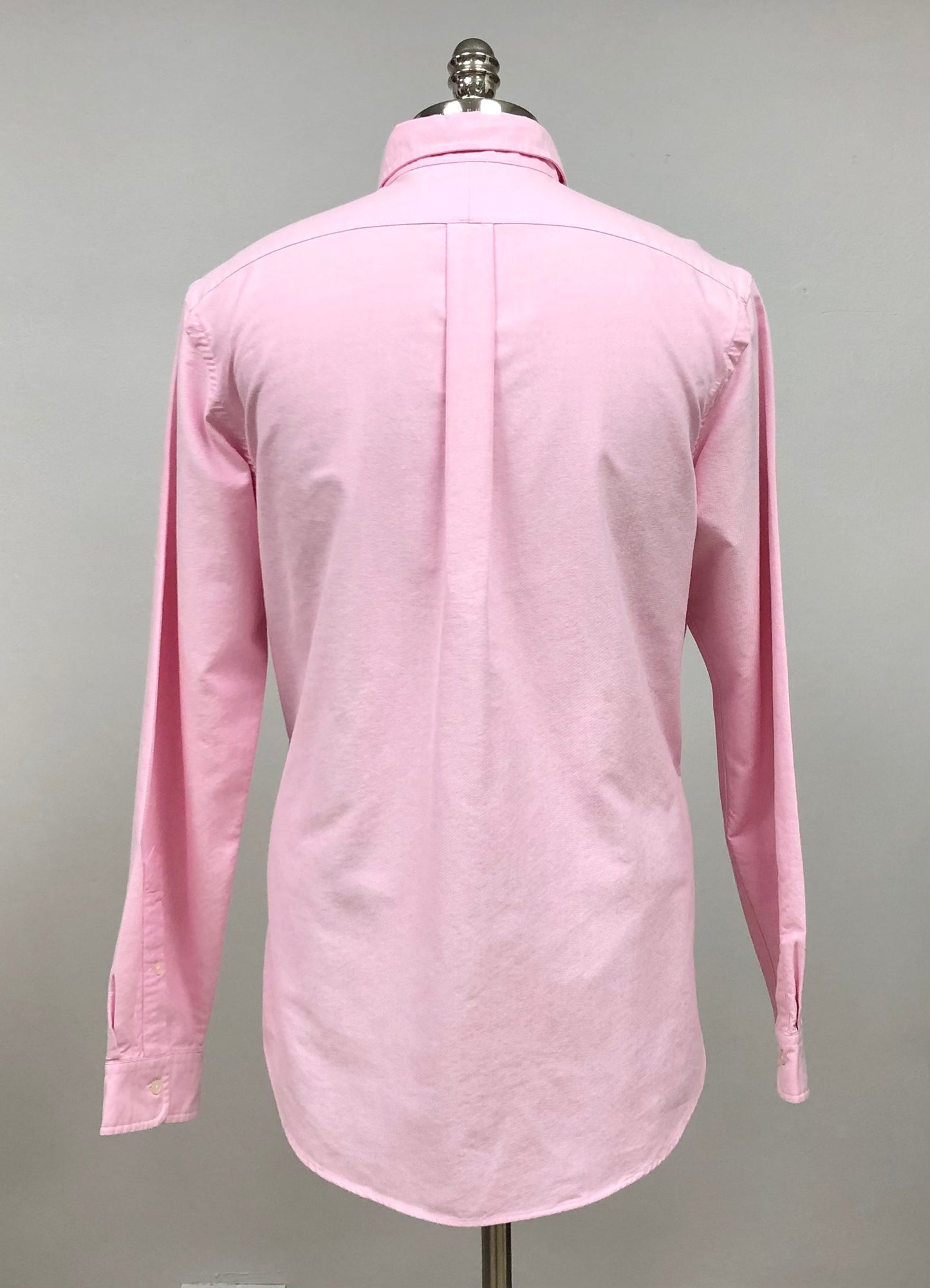 Camisa de botones Polo Ralph Lauren 🏇🏼 Oxford en color rosado claro Talla L Entalle Custom Fit