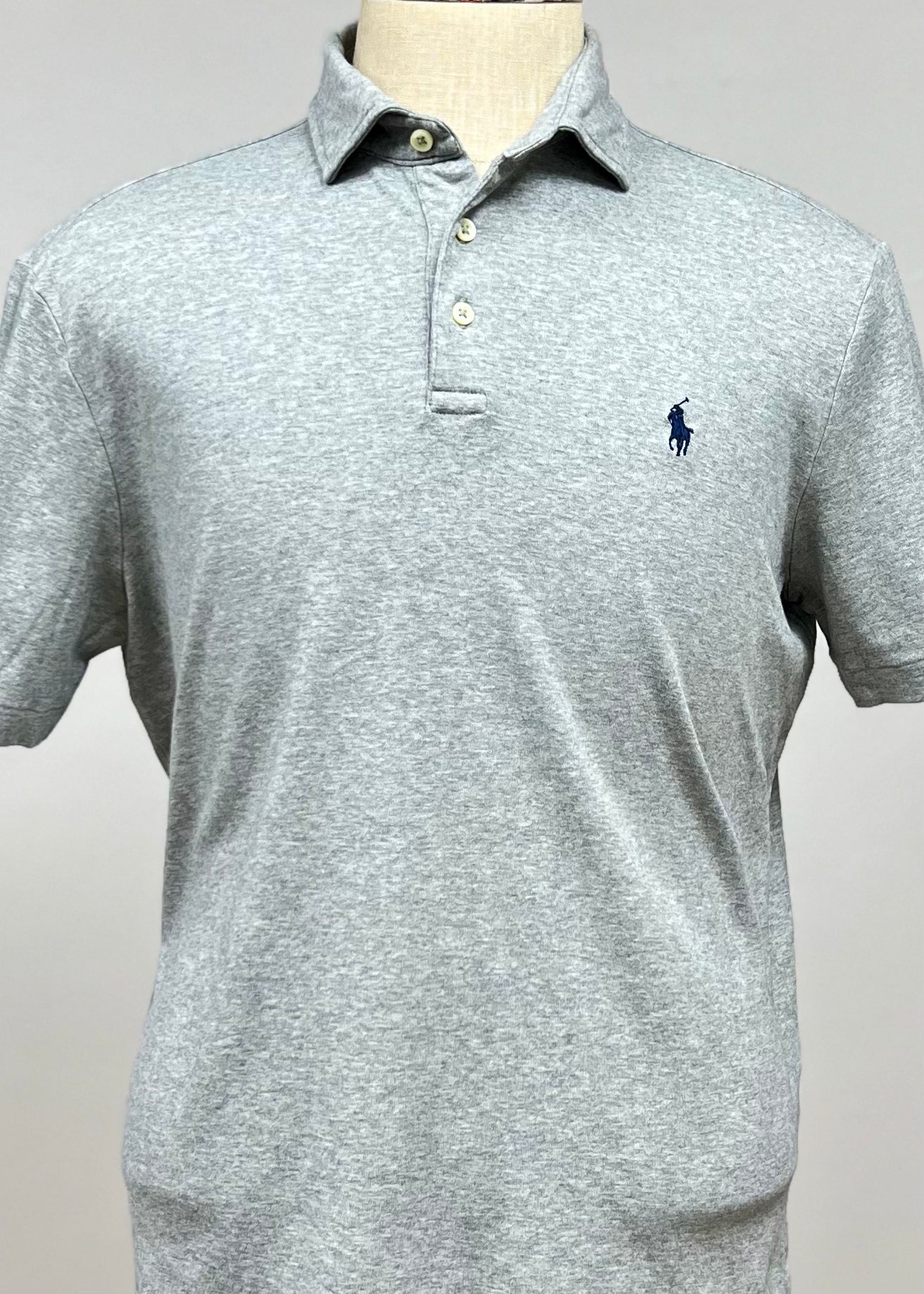 Camiseta Polo Ralph Lauren 🏇🏼 color gris Talla L Entalle Regular