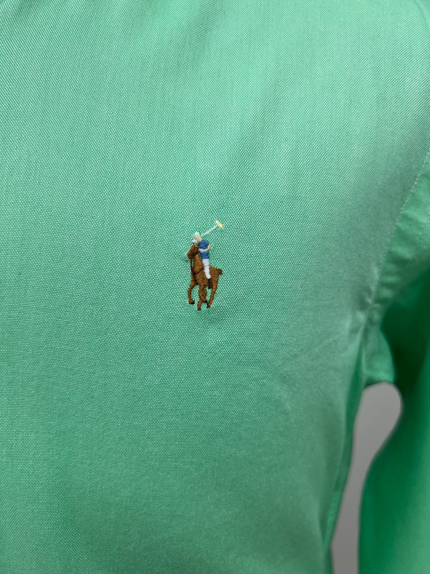 Camisa de botones Polo Ralph Lauren 🏇🏼  en color verde Talla L Entalle Regular