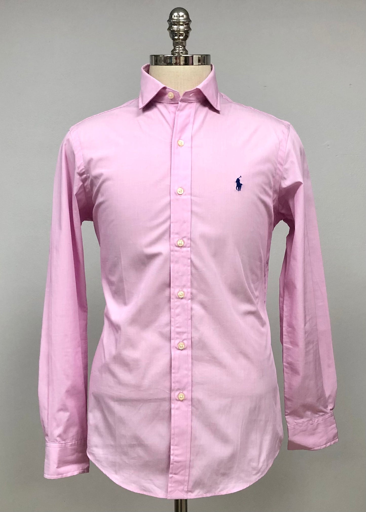 Camisa de botones Polo Ralph Lauren 🏇🏼 en color rosado claro Talla L Clásico