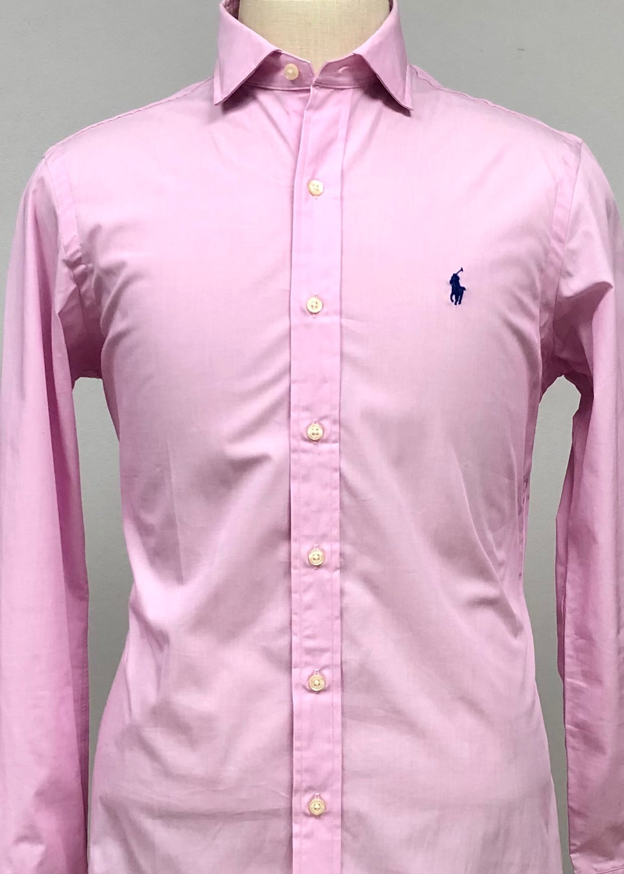 Camisa de botones Polo Ralph Lauren 🏇🏼 en color rosado claro Talla L Clásico