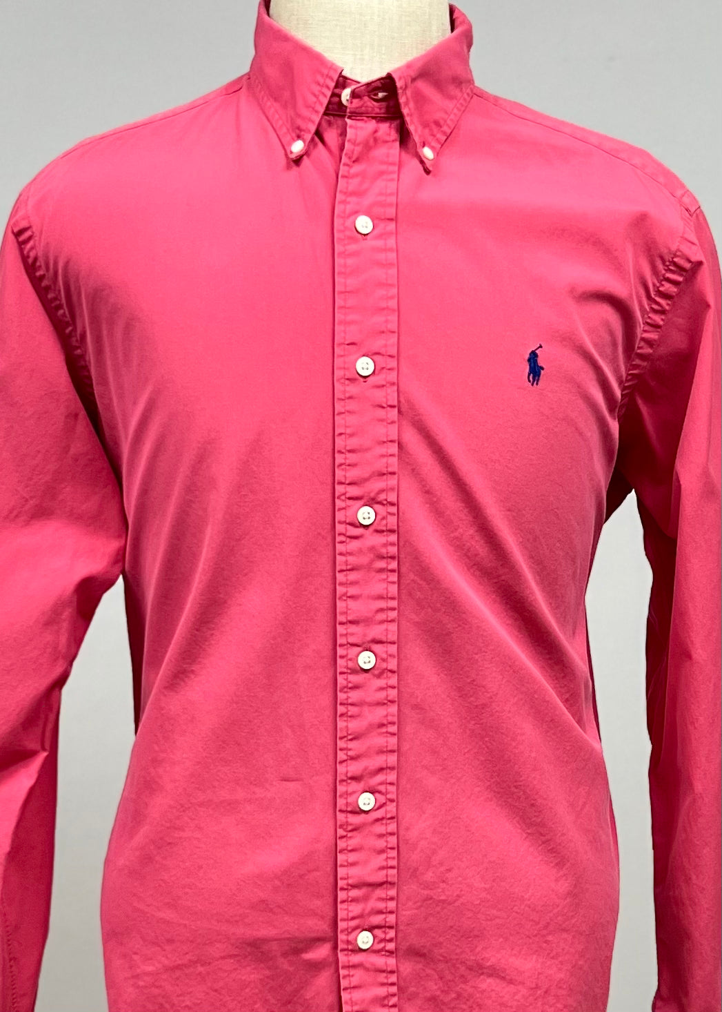 Camisa de botones Polo Ralph Lauren 🏇🏼 color rosado magenta Talla XL Entalle Regular